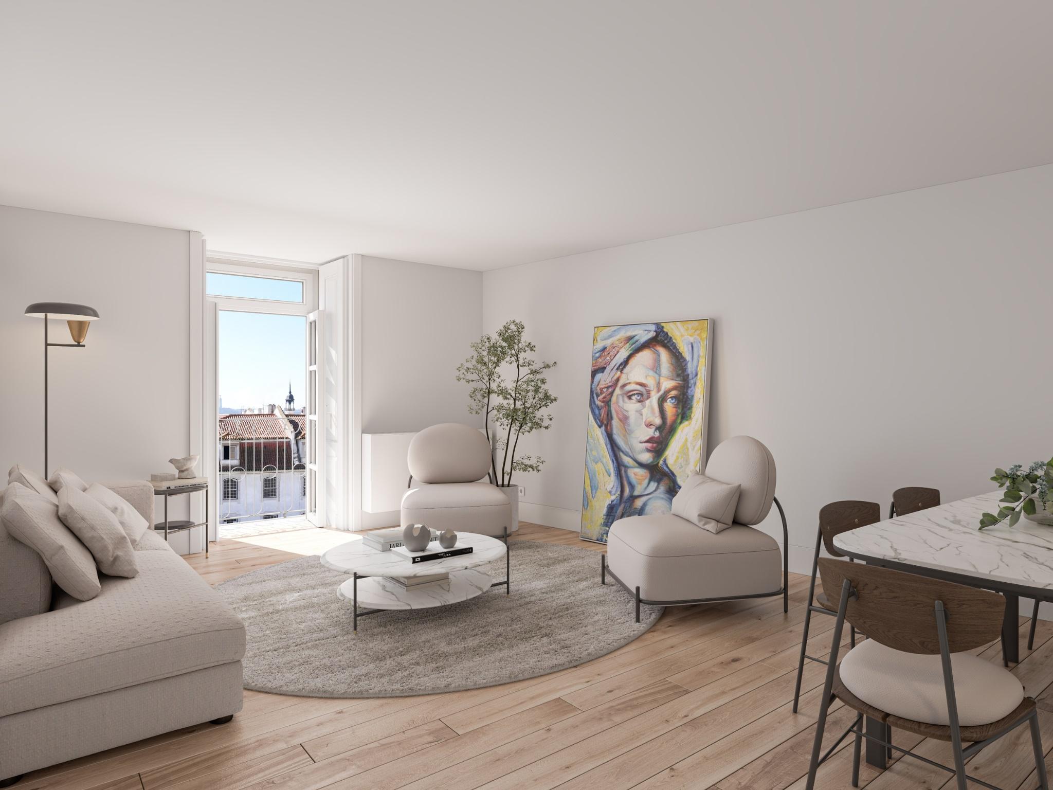 New 2-bedroom apartment with balcony at Stephens in Lisbon