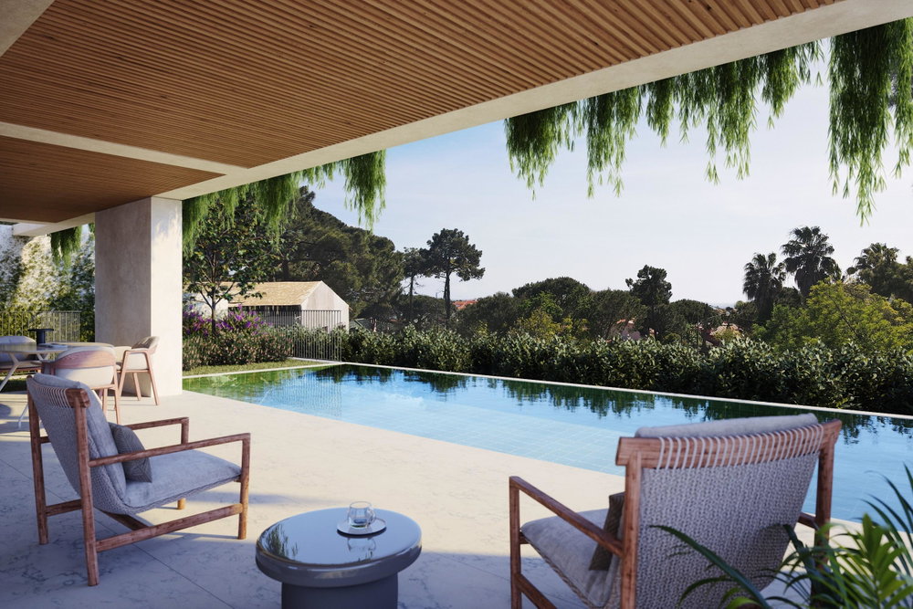 4+1-bedroom villa garden, pool, in Estoril, Cascais. 4123109962