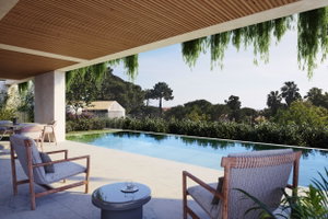 4+1-bedroom villa garden, pool, in Estoril, Cascais. 4123109962