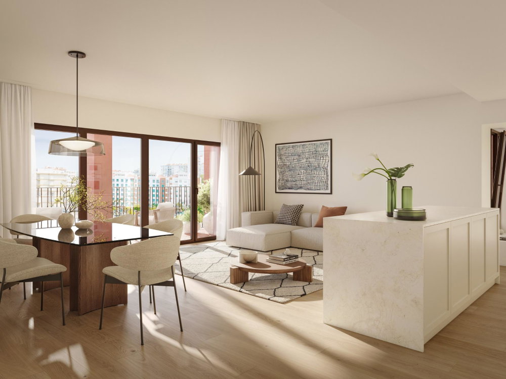 New 3-bedroom apartment at ALMAR Beach, Almada