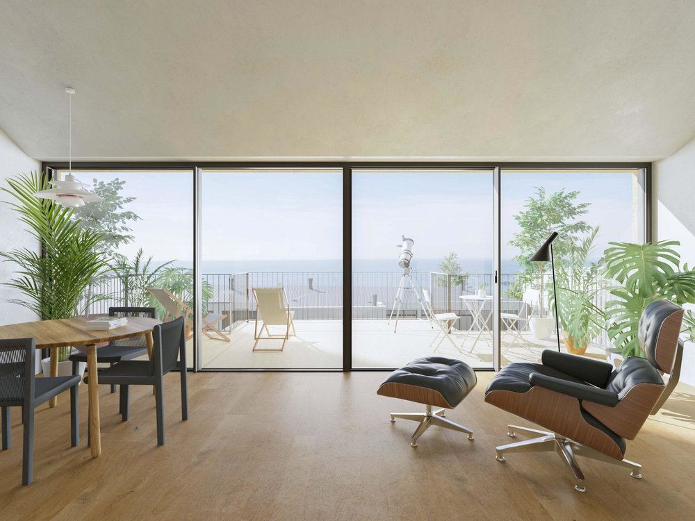 3-bedroom duplex apartment with balcony in Foz, Porto