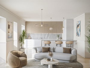 Duplex two-bedroom apartment with balconies at Rosa 52, Lisbon. 1757716476