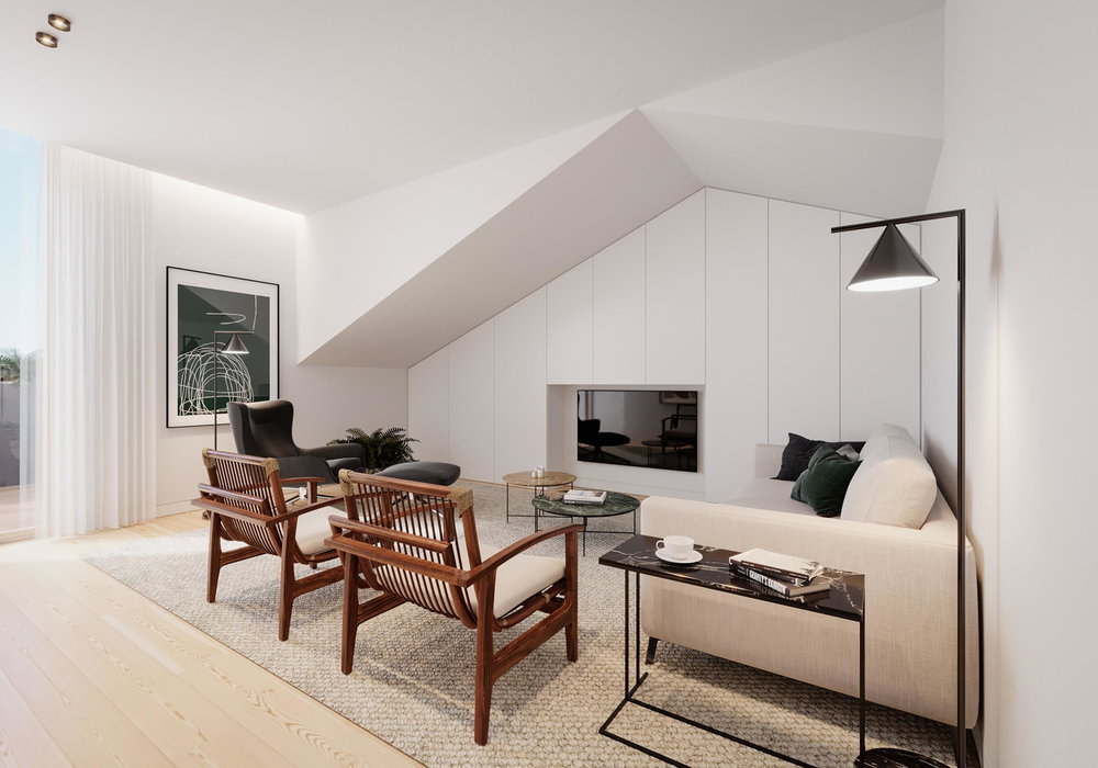 4- bedroom duplex penthouse apartment with garage, Porto