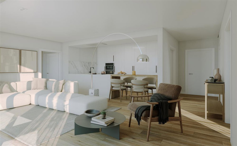 1 bedroom apartment with balcony and parking, in Porto