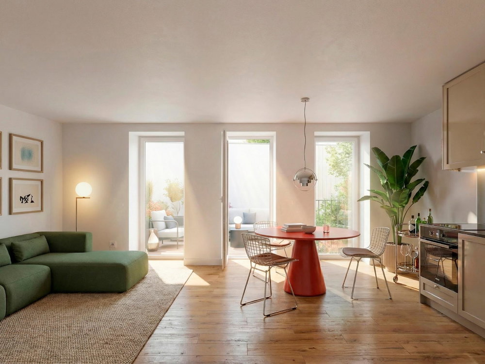 New 1-bedroom apartment, with terrace at Apolónia Collection, with swimming pool, in Lisbon