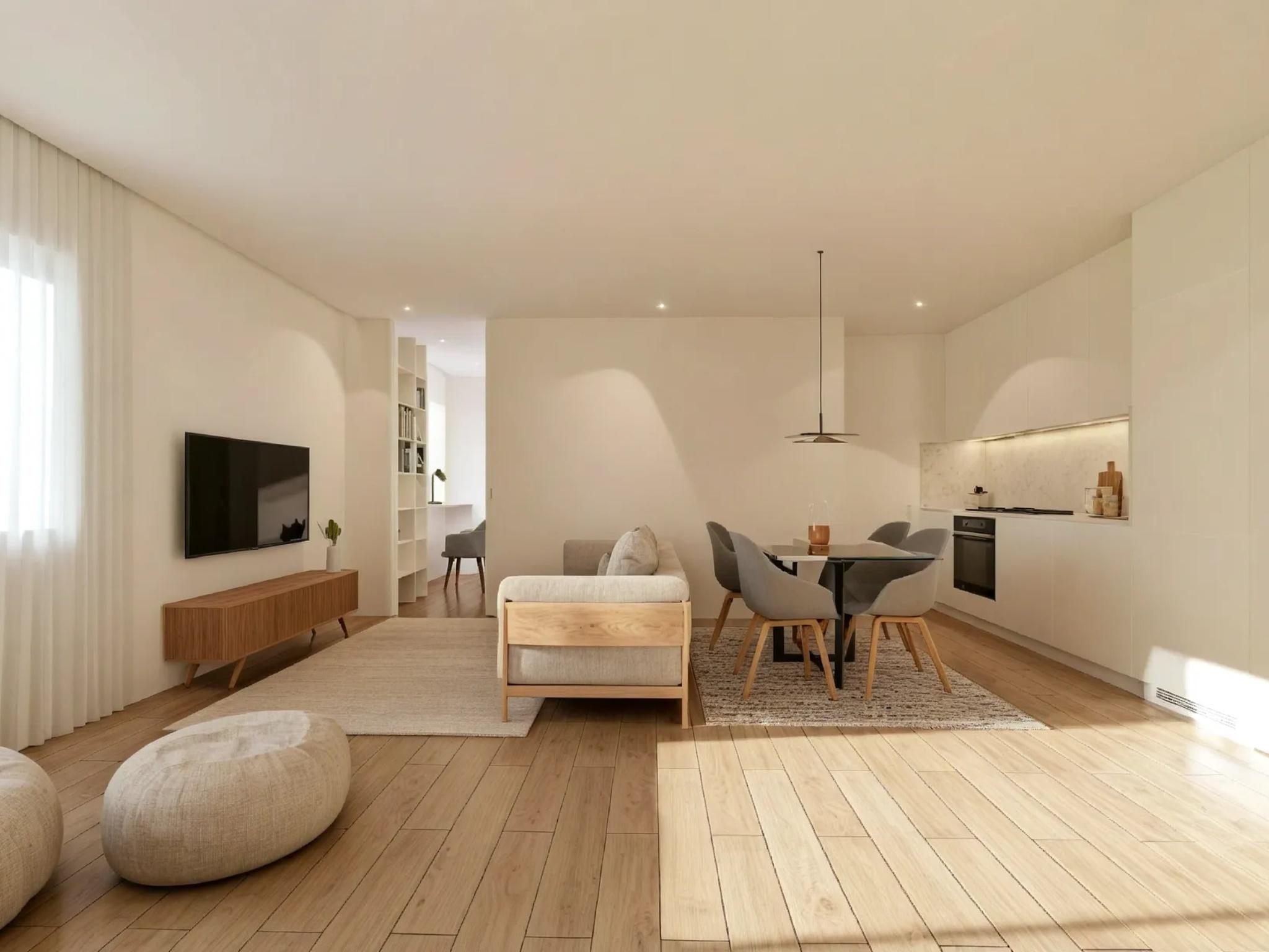 1- Bedroom apartment new at República 427 in Matosinhos Porto