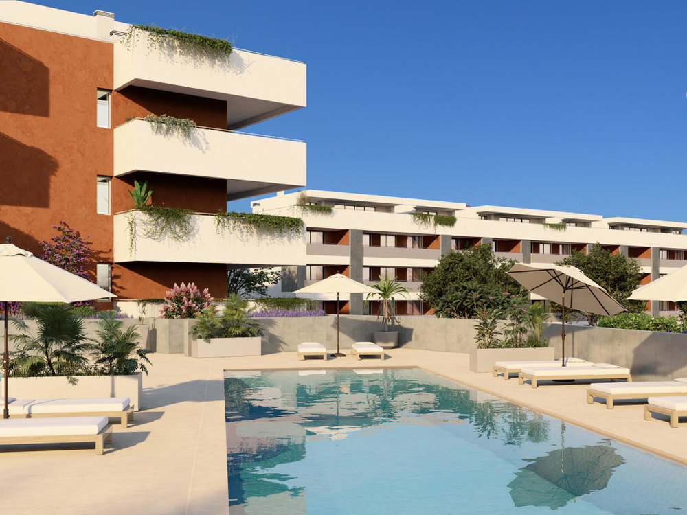 New 2+1- Bedroom apartment with parking at DOMUS, Lagos, Algarve