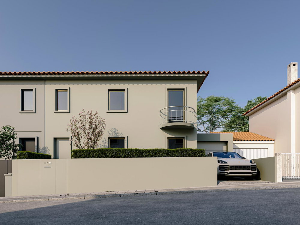 4-bedroom villa with garden and parking in Porto