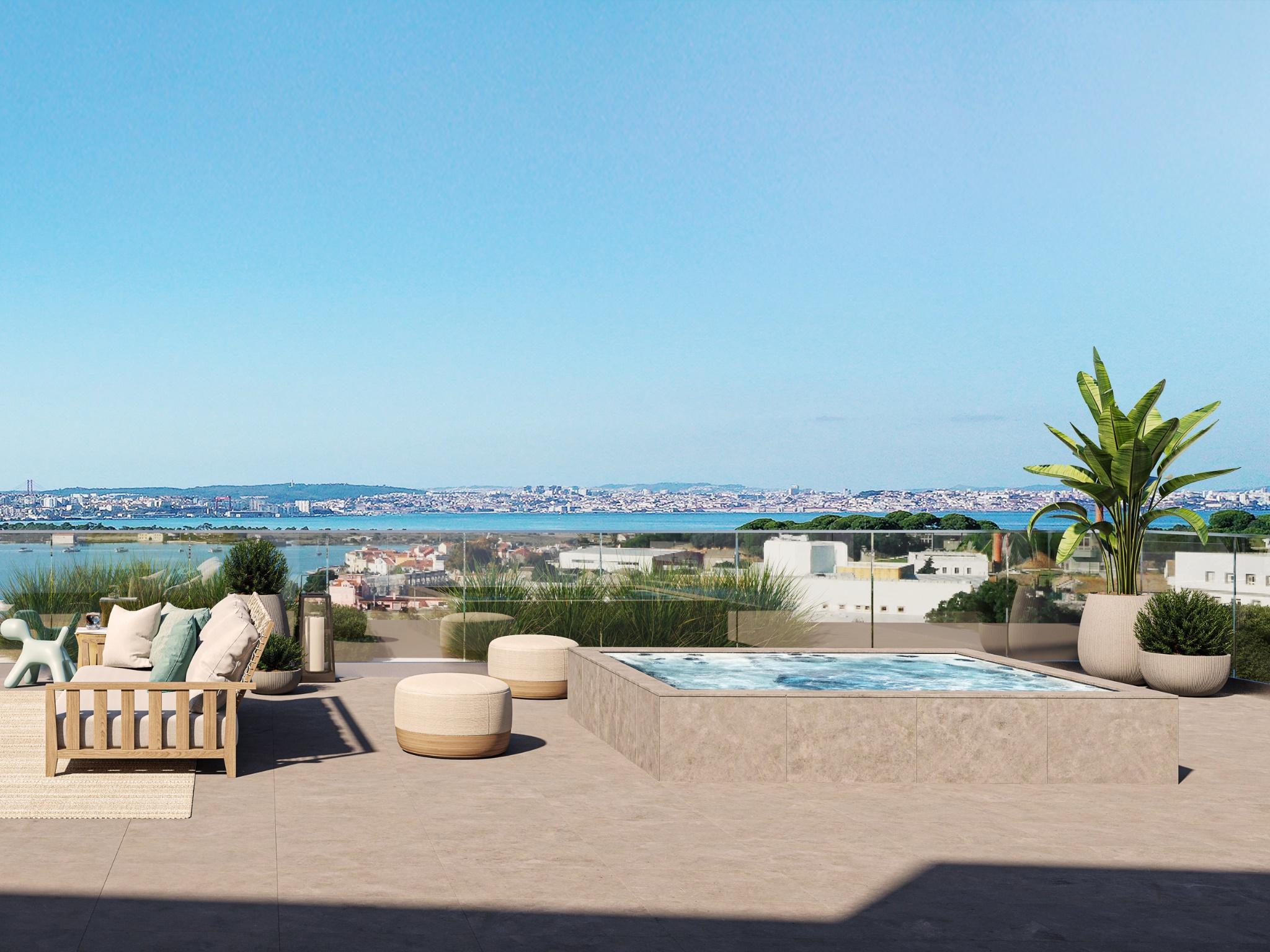 New 3-bedroom apartment at Seixal Baía in Seixal