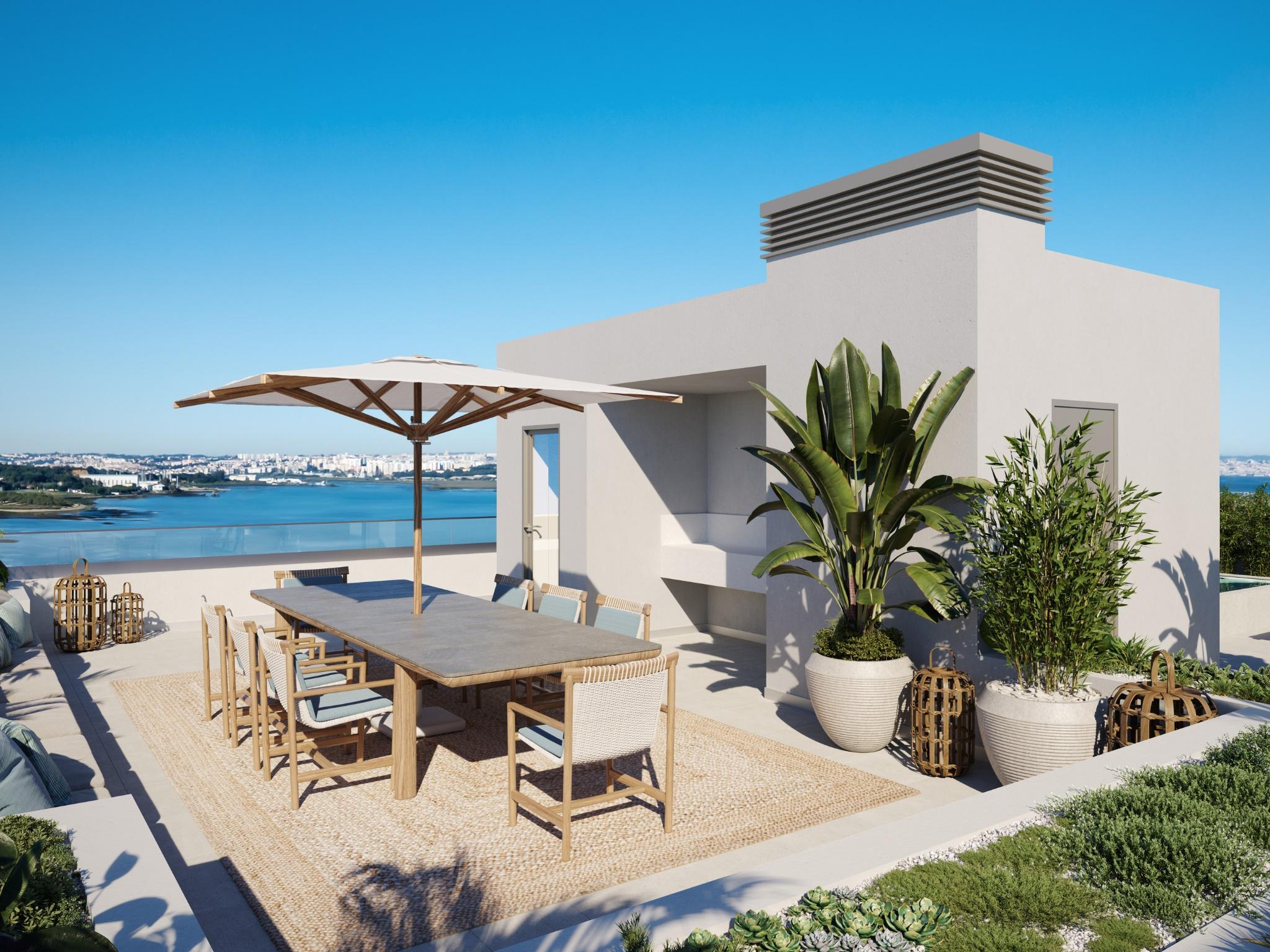 New 3-bedroom apartment at Seixal Baía in Seixal