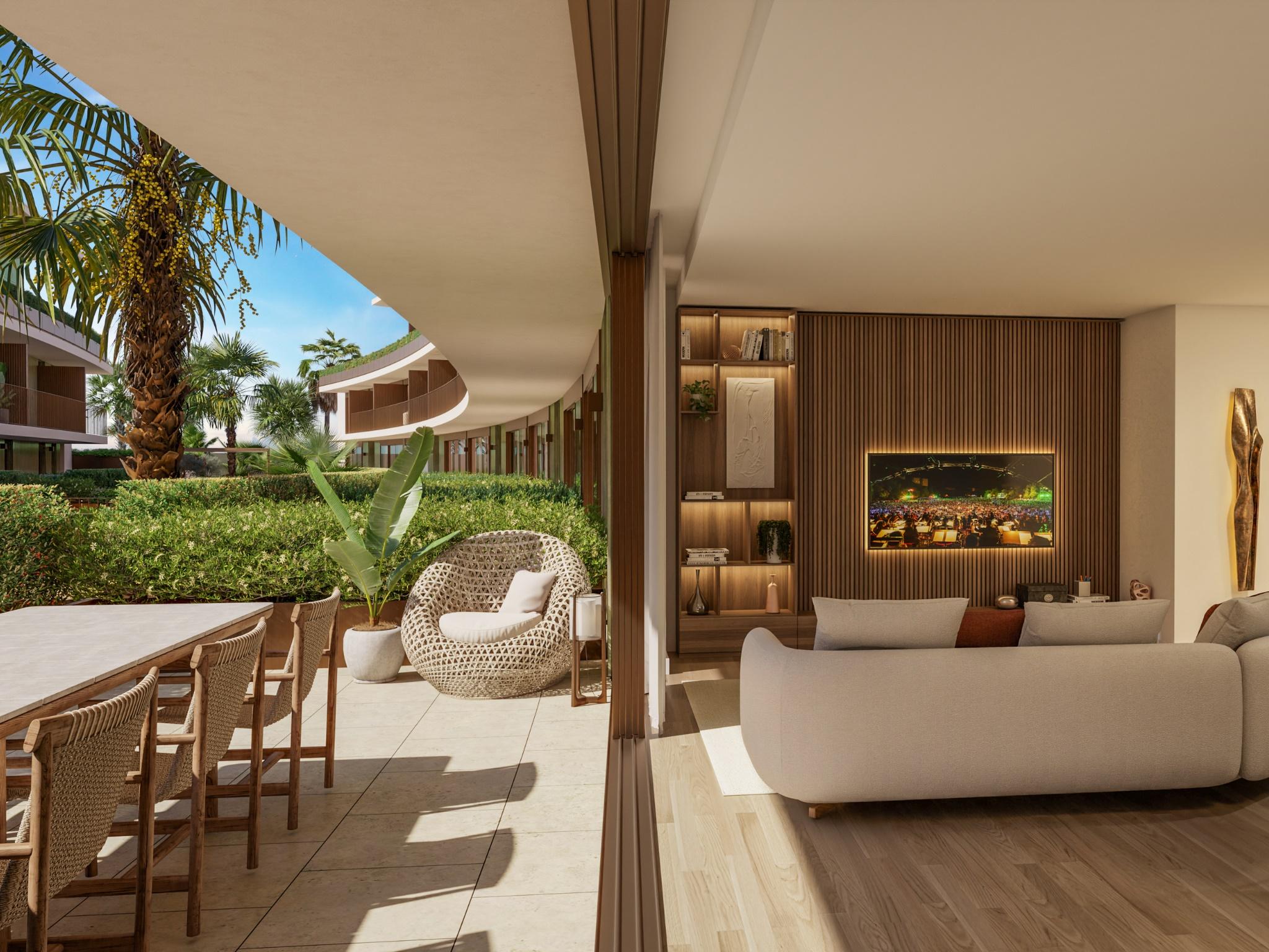 New 2-bedroom apartment in the Alma Luz condominium Santa Luzia Algarve