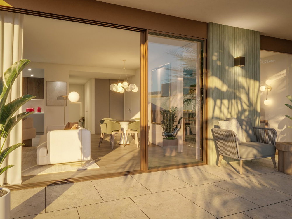 New 2-bedroom apartment in the Alma Luz condominium, Santa Luzia, Algarve