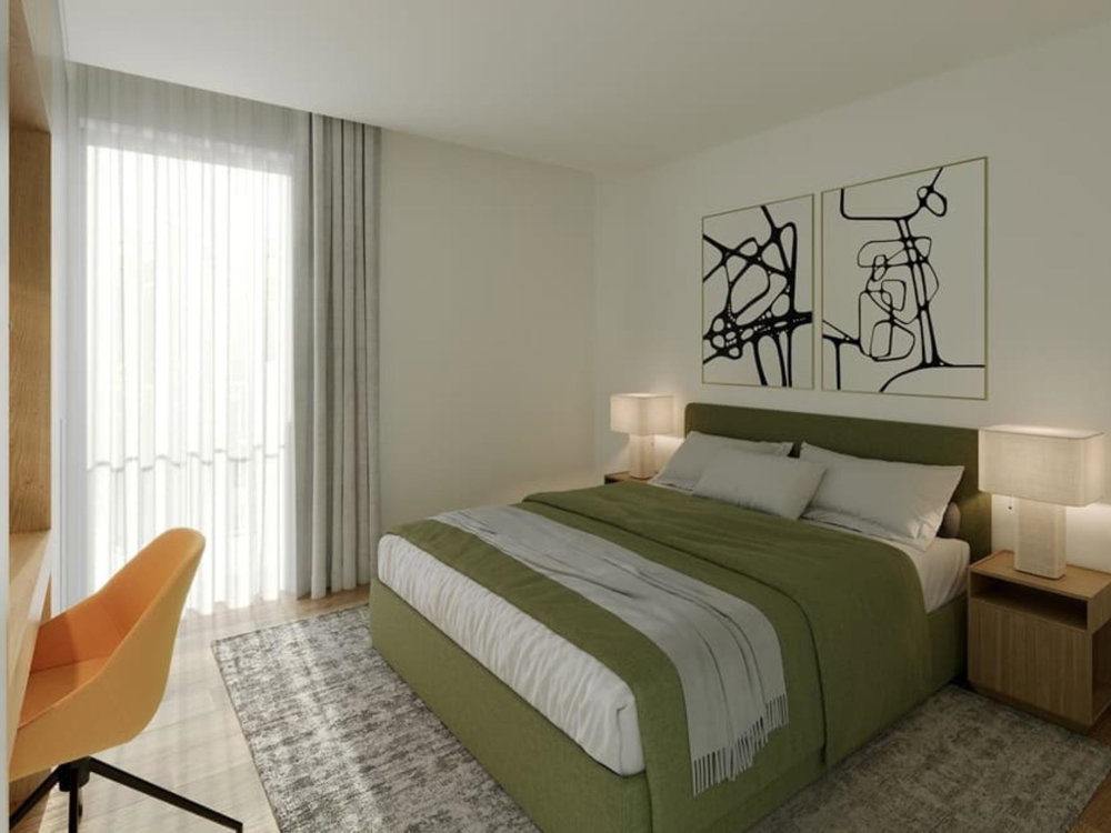 New studio apartment at 345 Alagoa Living Flats in Carcavelos