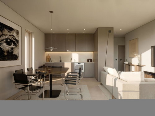 New 1-bedroom apartment in the Ún1co condominium, Porto