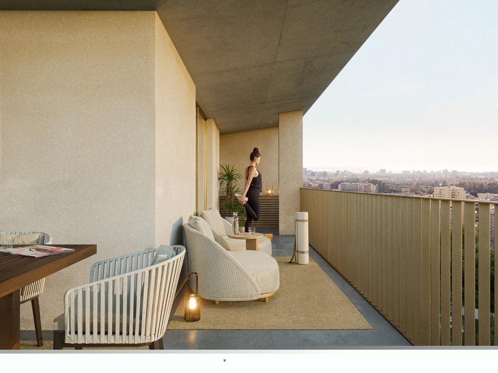 New 2-bedroom apartment in the Ún1co condominium, Porto