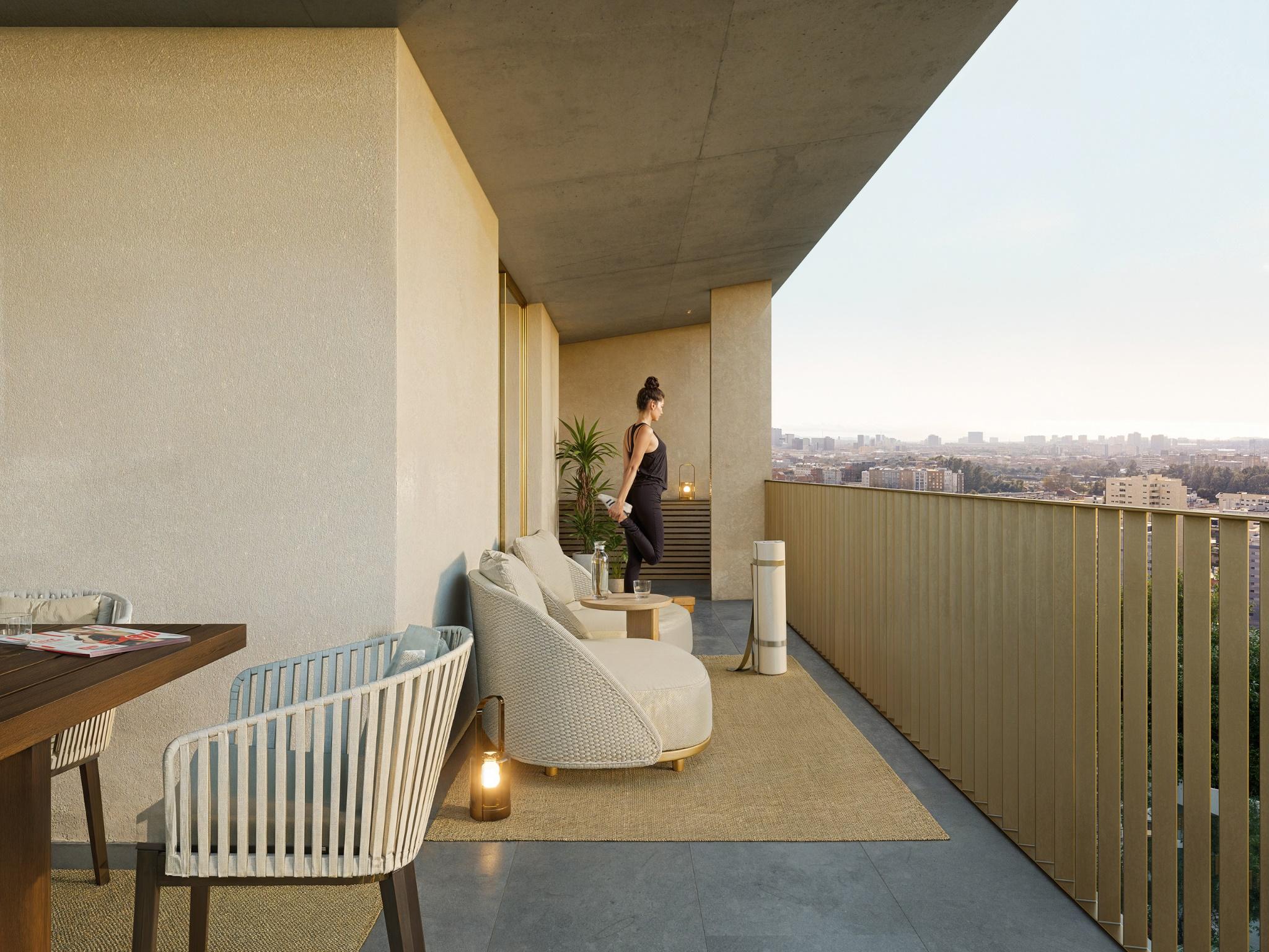 New 2-bedroom apartment in the Ún1co condominium Porto
