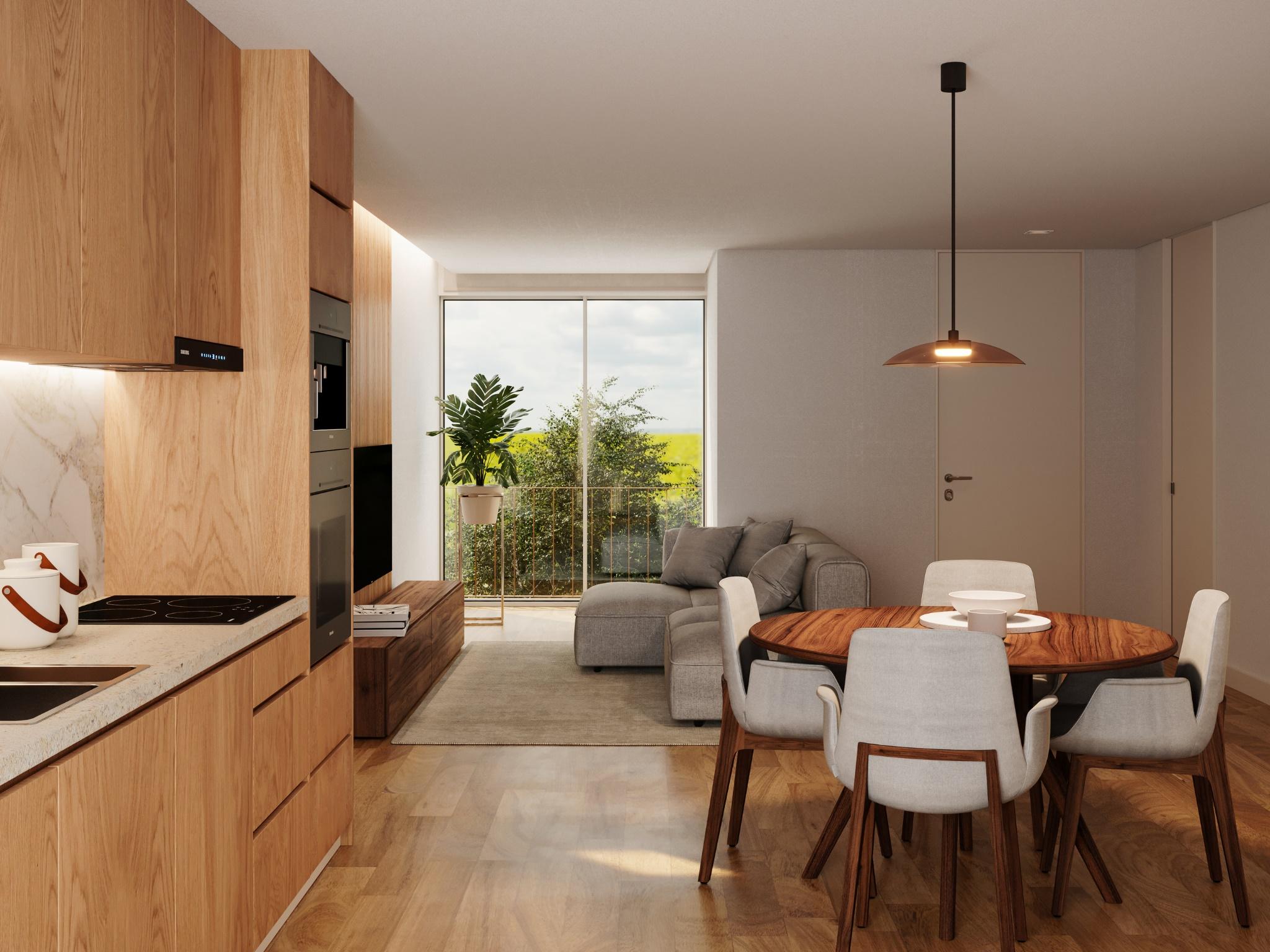 New 3-bedroom apartment in the OAK condominium in Porto