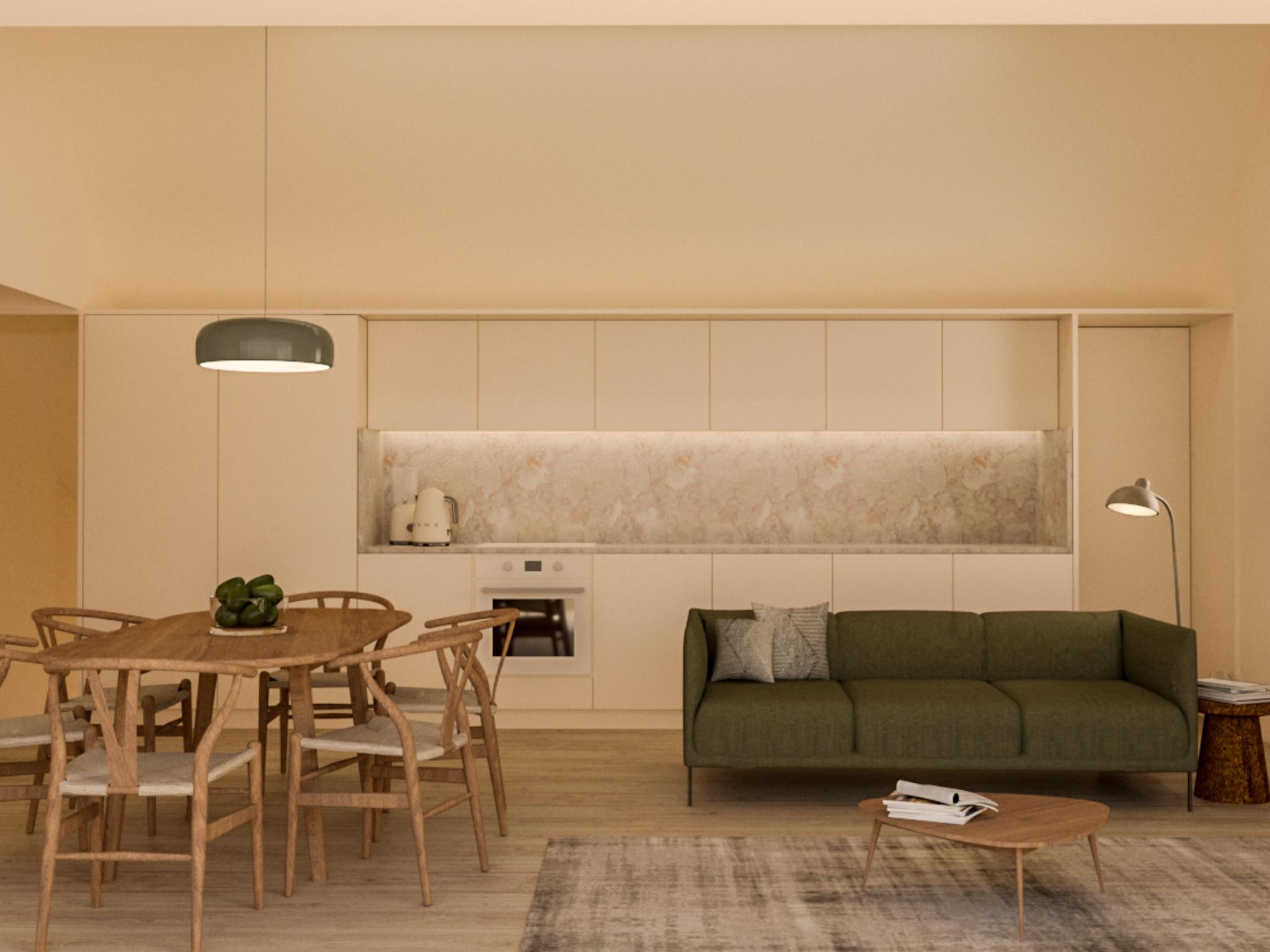 New 3-bedroom apartment at Bahuto in Campo de Ourique Lisbon