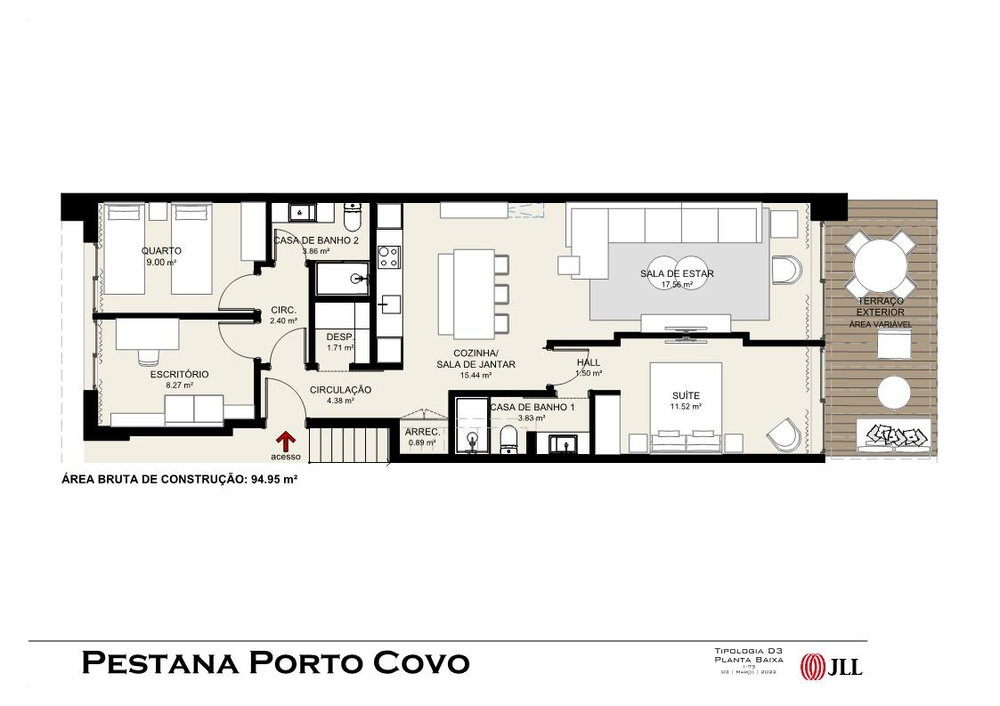 T2+1 apartment with garden and pool in Porto Covo, Sines 1026467063