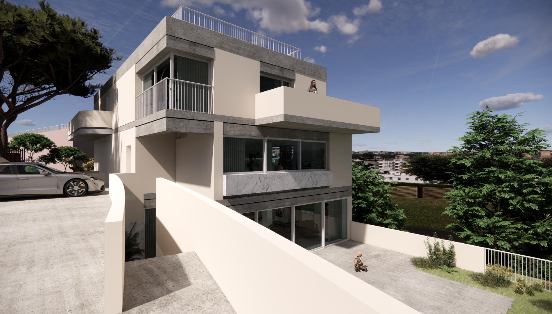 2-bedroom apartment plus office with terrace in Cascais
