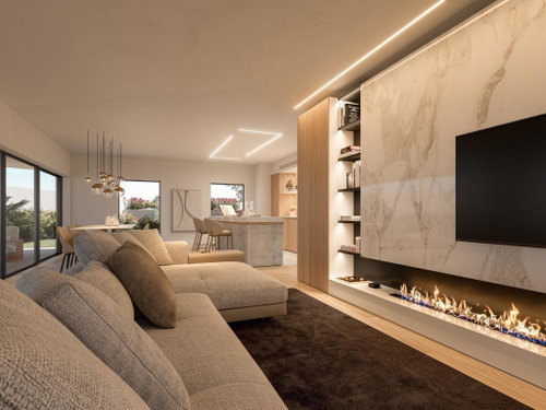 3 bedroom apartment, new, at Melo e Sousa 670, in Estoril, Cascais.