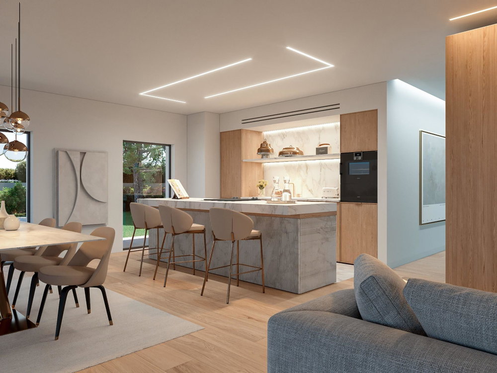 3 bedroom apartment, new, at Melo e Sousa 670, in Estoril, Cascais.