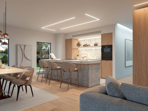 3 bedroom apartment, new, at Melo e Sousa 670, in Estoril, Cascais.
