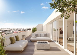 Five-bedroom apartment with terrace and parking in Lisbon
