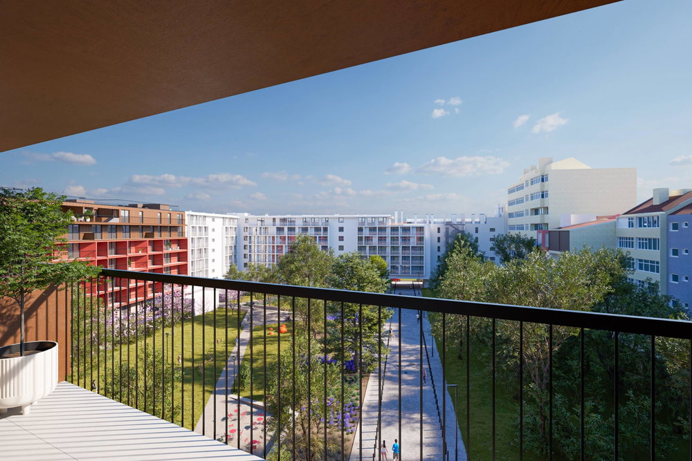1-bedroom apartment with parking at Vertice, Lisbon
