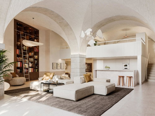 0+1-bedroom loft, new, at Priore XXI, in Alcântara, Lisbon