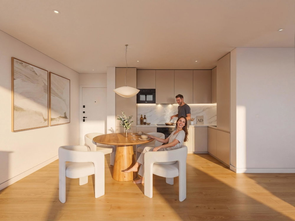 New 2 -bedroom apartment at Raízes condominium in Gondomar, Porto