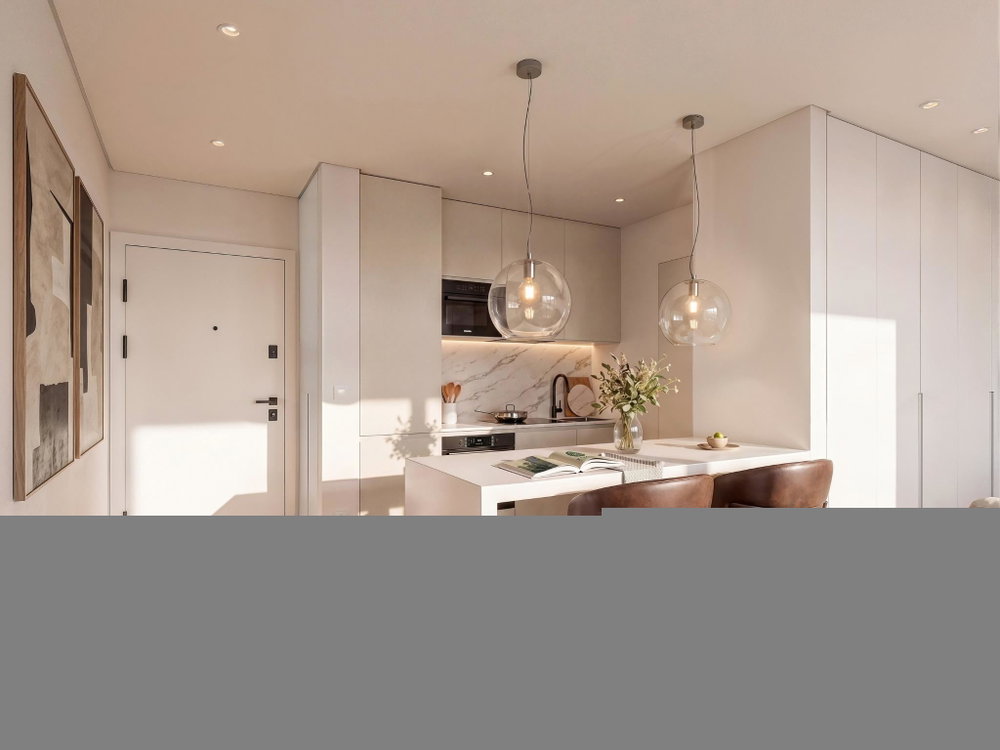 New 1-bedroom apartment at Raízes condominium in Gondomar, Porto