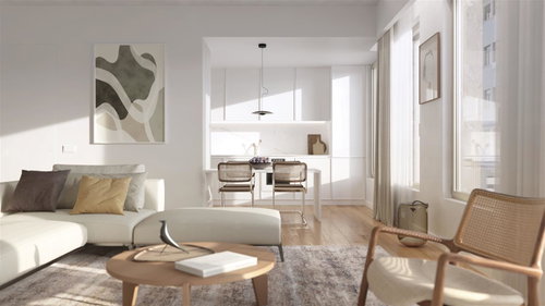 3-bedroom with balcony, at Nuance Alvalade, in Lisbon