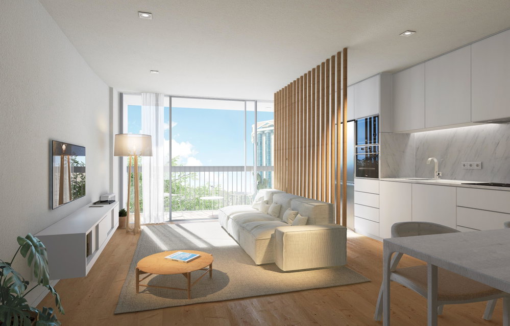 1 bedroom apartment with balcony, in Amoreiras, Lisbon