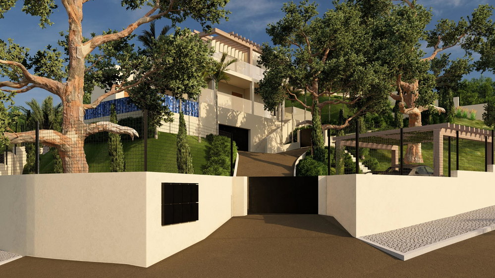 Newbuilt 5 bedroom villa conveniently located at walking distance from the center of São Brás de Alportel 3104102518