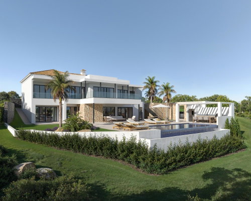 A place to live and to simply be: Santa Bárbara de Nexe, this newly renovated five-bedroom villa lies less than two kilometres from the village, resting on the gentle hills of Canal. 3248509923