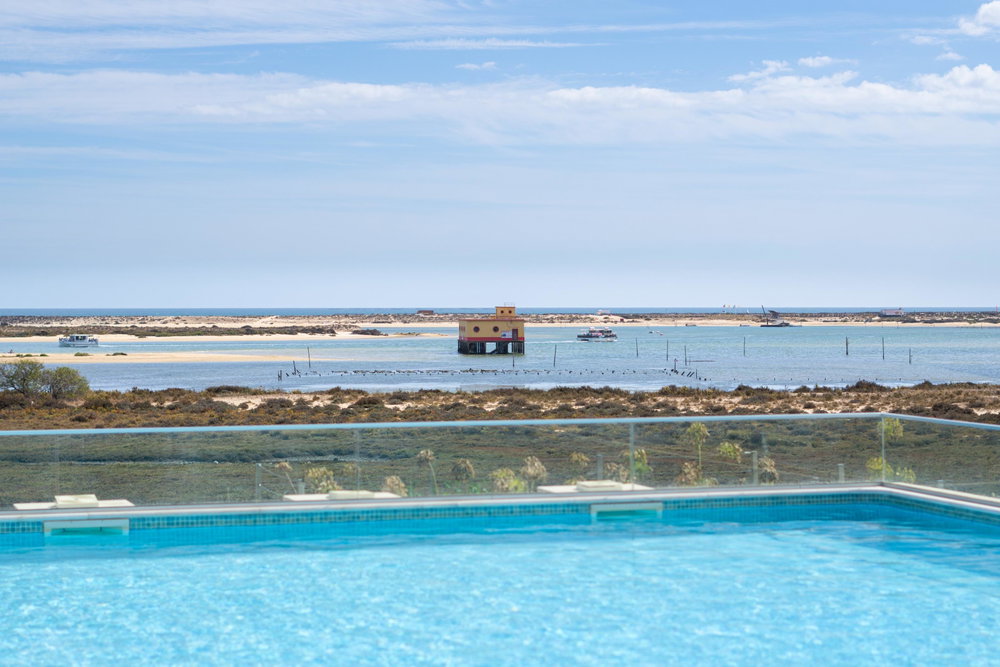 Unique newbuild T3 waterfront apartment in Fuseta – frontline with spectacular Ria Formosa views