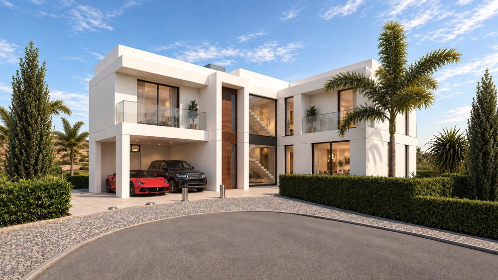 Larenjeiras Phase II LOT 4 Modern 5 bedroom Villa, near the center of Santa Barbara de Nexe