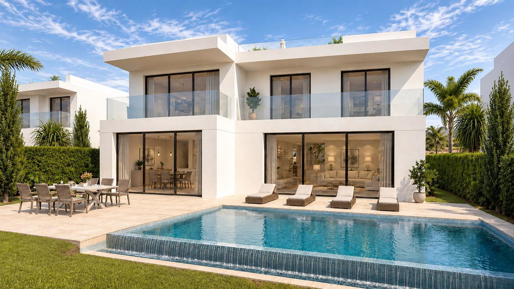 Larenjeiras Phase II LOT 5 Modern 5 bedroom Villa, near the center of Santa Barbara de Nexe