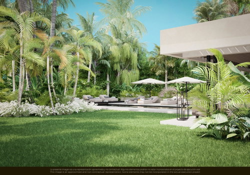 Luxury contemporary villa for sale in Nueva Andalucía with infinity pool and tropical garden 1029431586