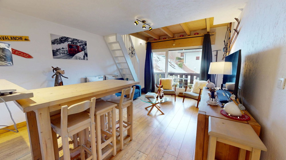 Duplex apartment – 2 bedrooms + sleeping alcove – Completely renovated for sale in Saint-Gervais Mont-Blanc 1351079609
