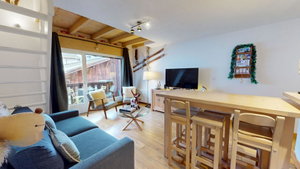 Duplex apartment – 2 bedrooms + sleeping alcove – Completely renovated for sale in Saint-Gervais Mont-Blanc 1351079609