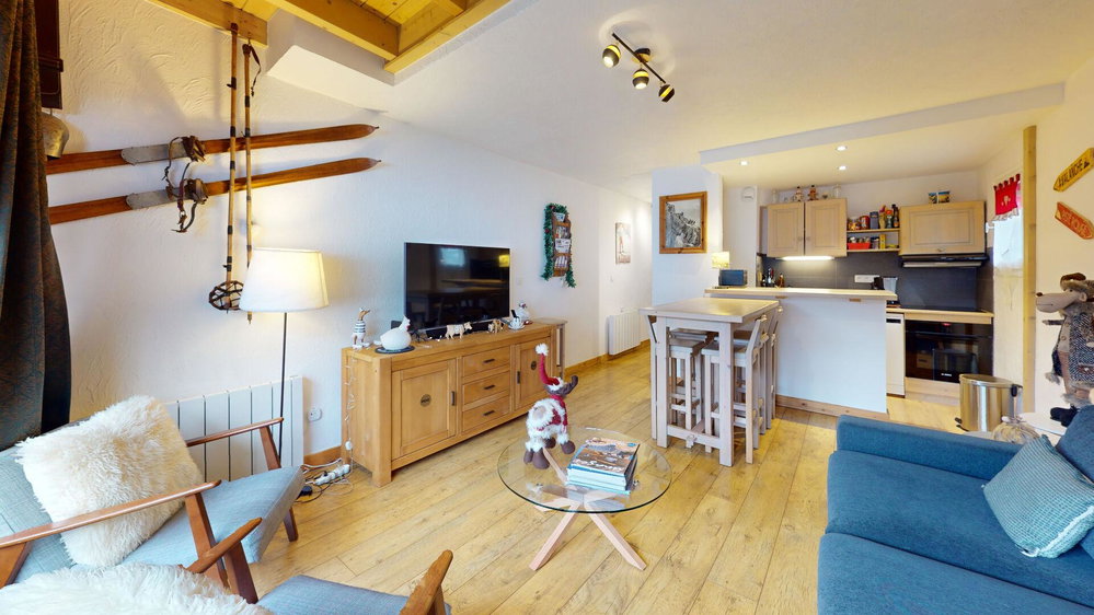 Duplex apartment – 2 bedrooms + sleeping alcove – Completely renovated for sale in Saint-Gervais Mont-Blanc 1351079609