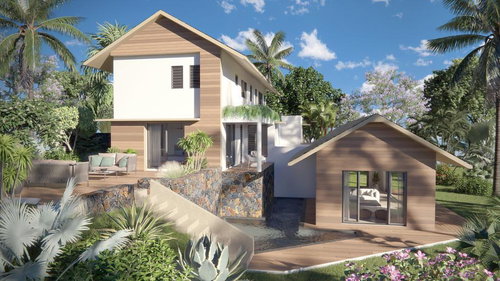 Eco Native Lodge Villa : luxury villa with swimming pool in Rivière Noire 1356978840