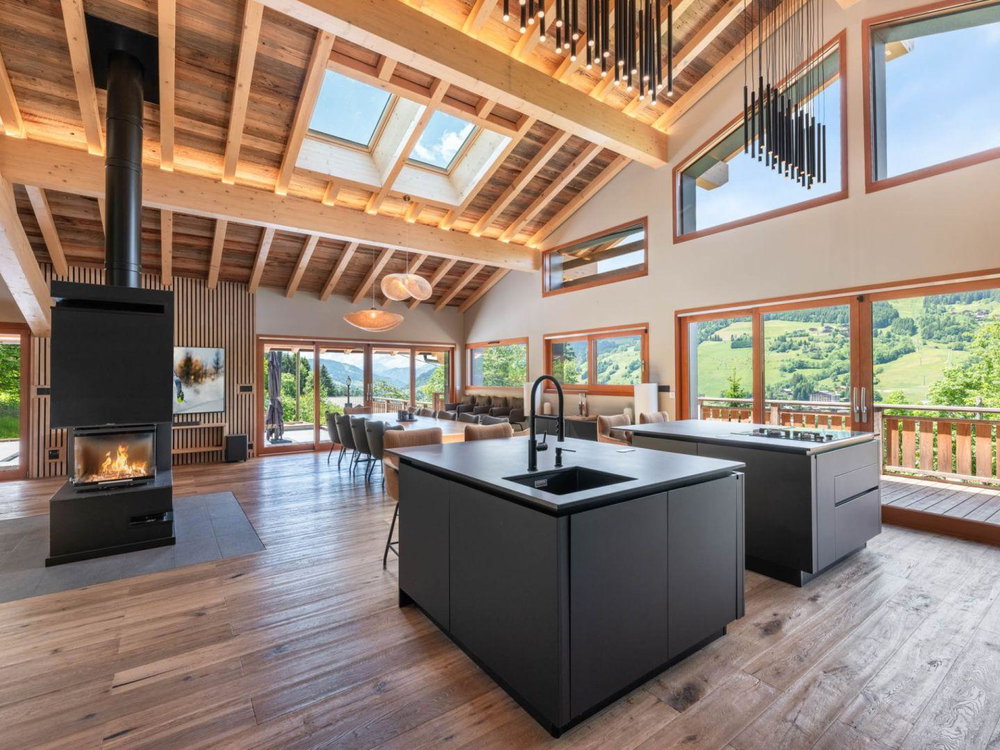New chalet – Six bedroom – Near village center for sale in Megeve 1384553511