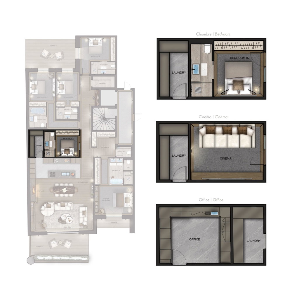Apartment lot 1 with 5 bedrooms, 224 m² in Val d’Isère 1629442986