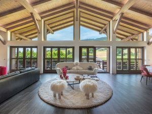 Private Estate in Demi-Quartier – Two Independent Chalets, Pool & Privacy Green Alpine Setting for sale in Megeve 1964005903