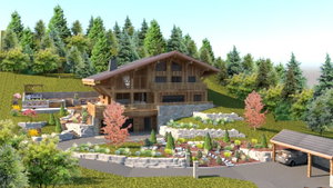 LARGE BUILDING PLOT – NATURE AREA for sale in Les Gets 2078173991