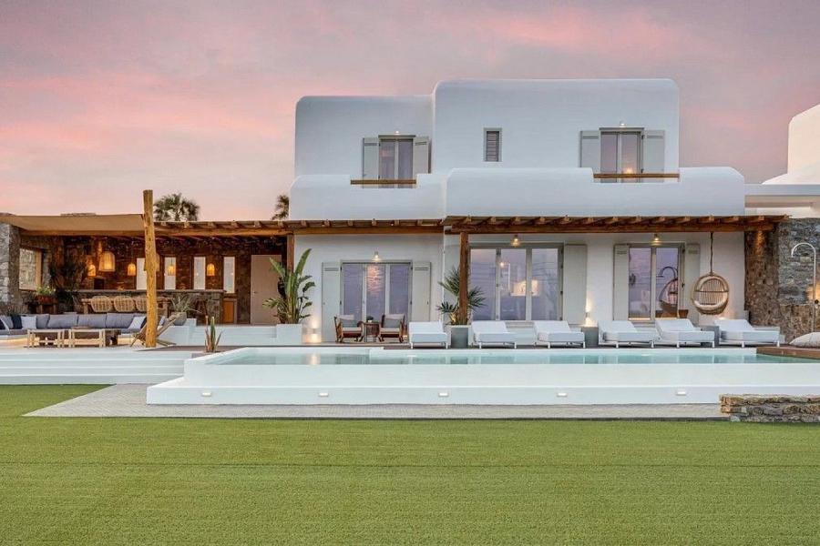 Luxury Mykonos villa with private pool and sea view – contemporary high-end design 2134189116