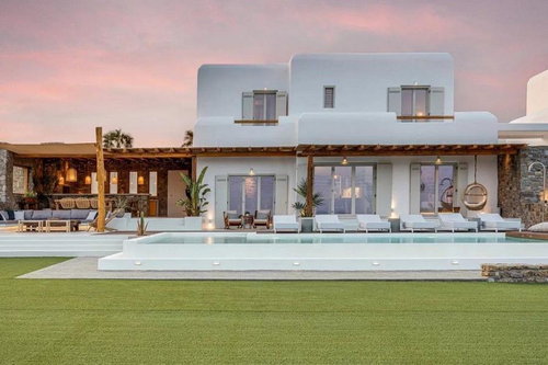 Luxury Mykonos villa with private pool and sea view – contemporary high-end design 2134189116